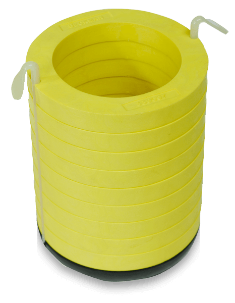 339109_70mm Diameter Polypropylene Tube Adapter Assembly for Multi-Disc, Quantity of One
